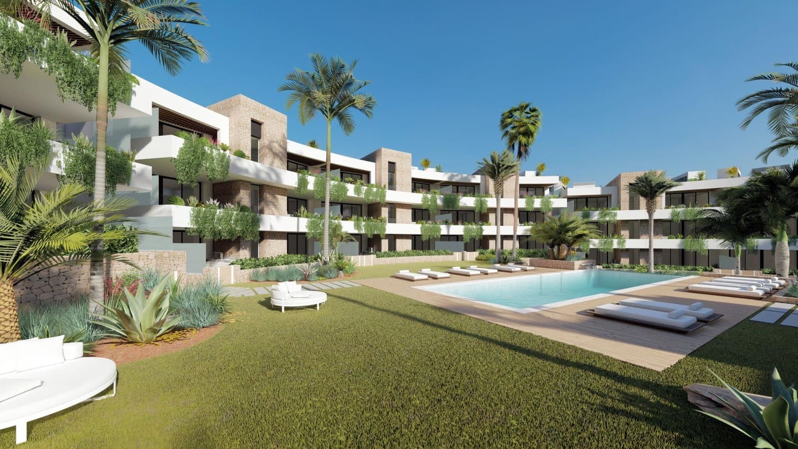 Apartamento de 3 habitaciones en La Manga Club en venta con piscina - 450.000 € (Ref: 9499741)