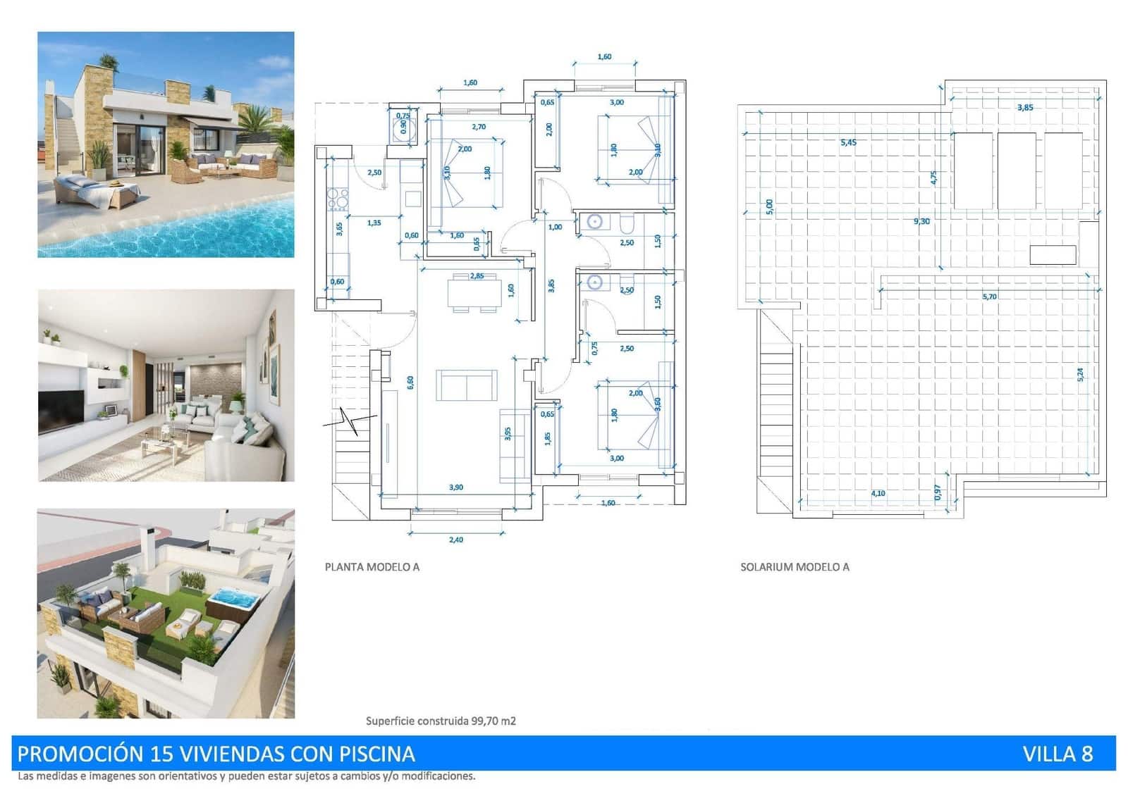 3 slaapkamer Villa te koop in San Fulgencio met zwembad garage - € 395.000 (Ref: 9958406)