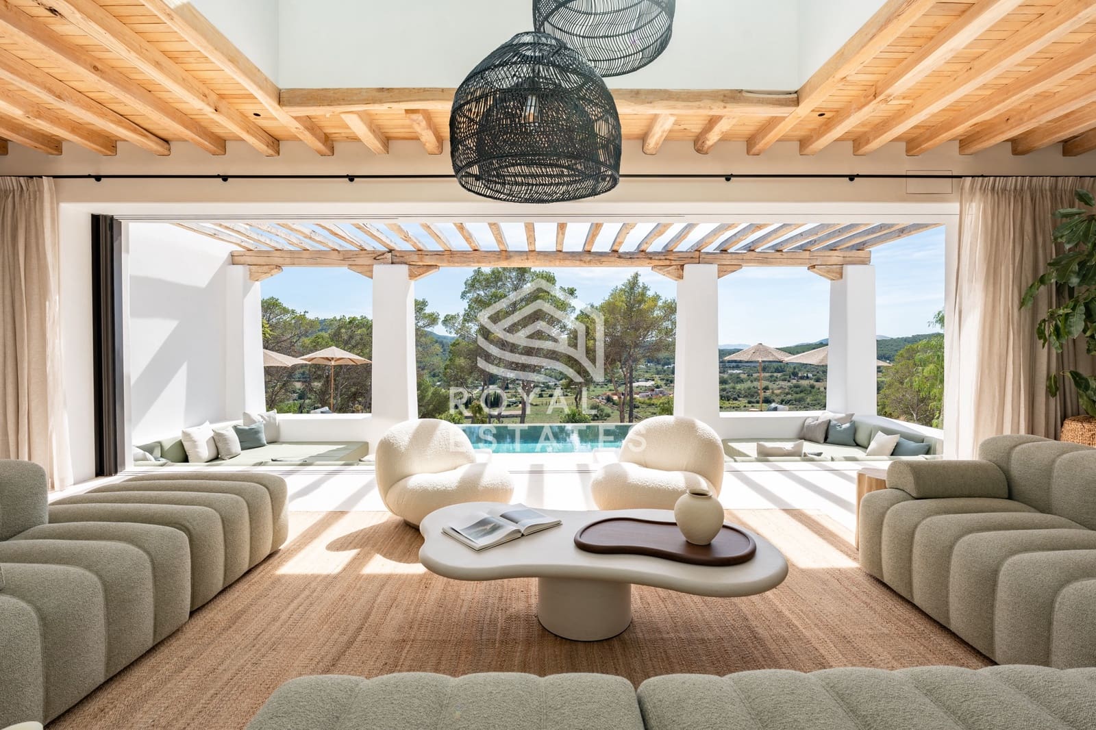 5 sovrum Villa till salu i Santa Gertrudis de Fruitera med pool garage - 8 995 000 € (Ref: 8514969)