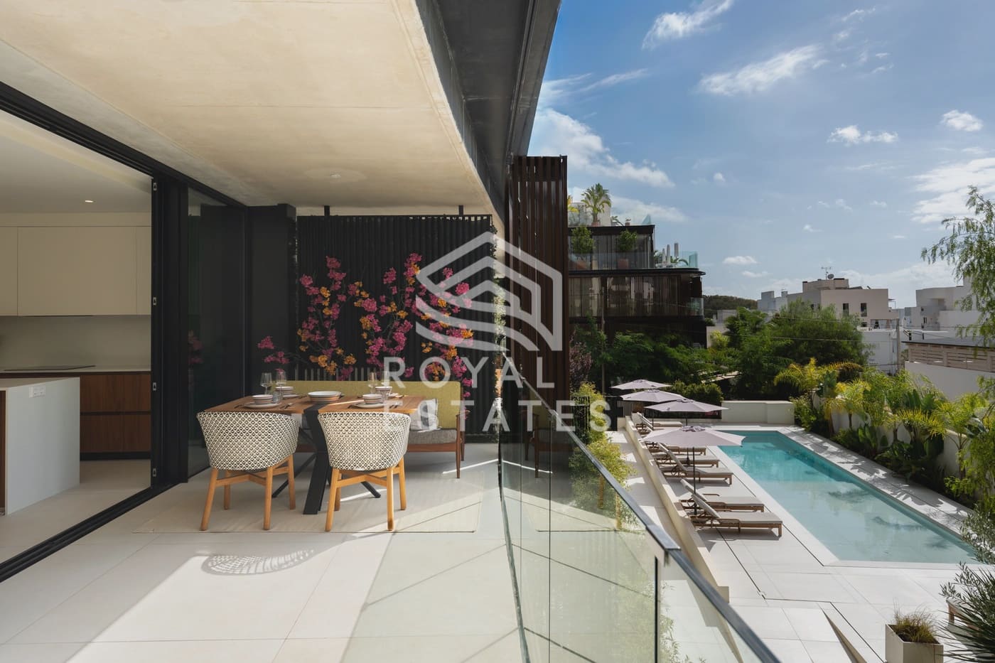 3 sypialnia Apartament na sprzedaż w Talamanca z basenem - 1 200 000 € (Ref: 9310405)