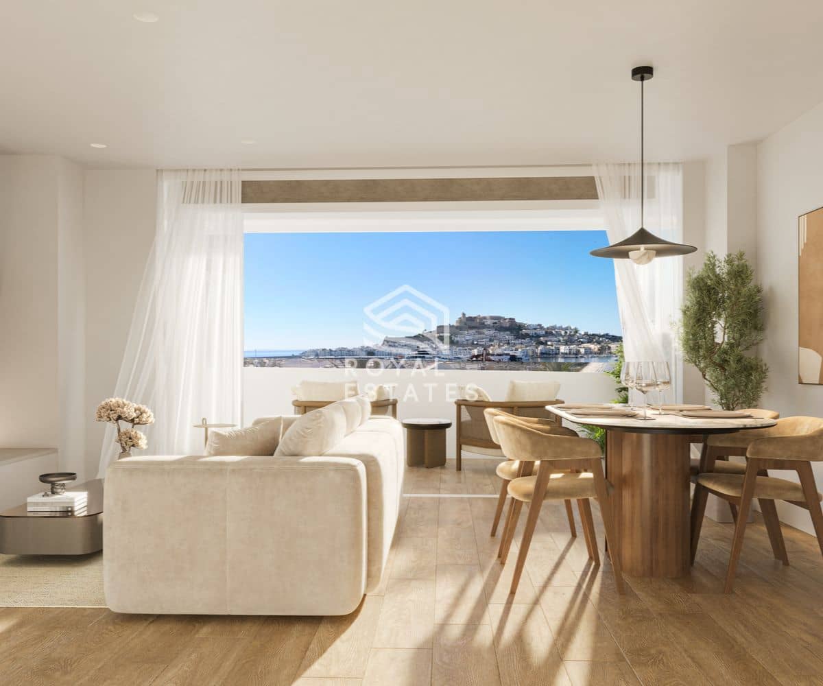 1 sypialnia Apartament na sprzedaż w Miasto Ibiza / Eivissa z basenem garażem - 790 000 € (Ref: 9912415)