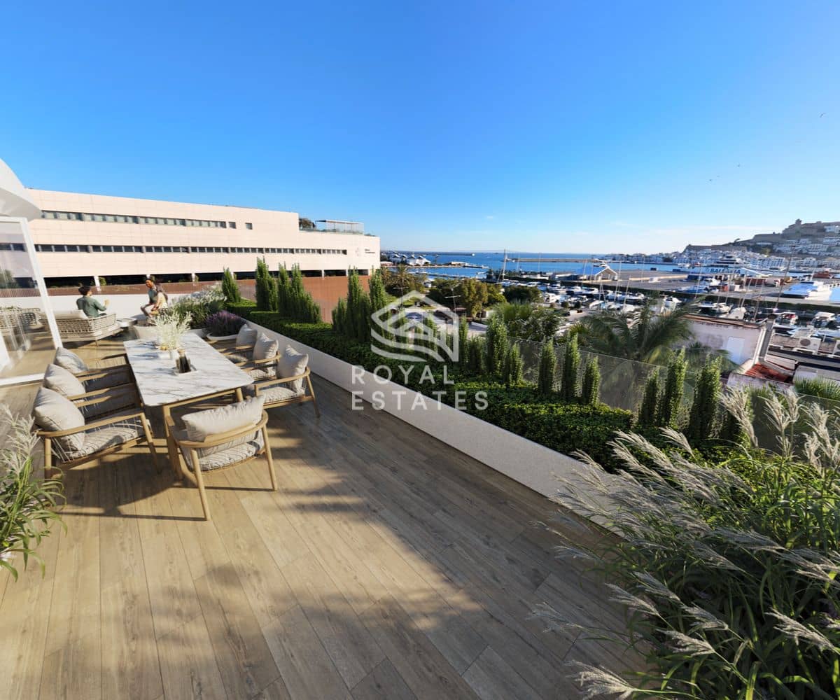 1 sypialnia Apartament na sprzedaż w Miasto Ibiza / Eivissa z basenem garażem - 790 000 € (Ref: 9912415)
