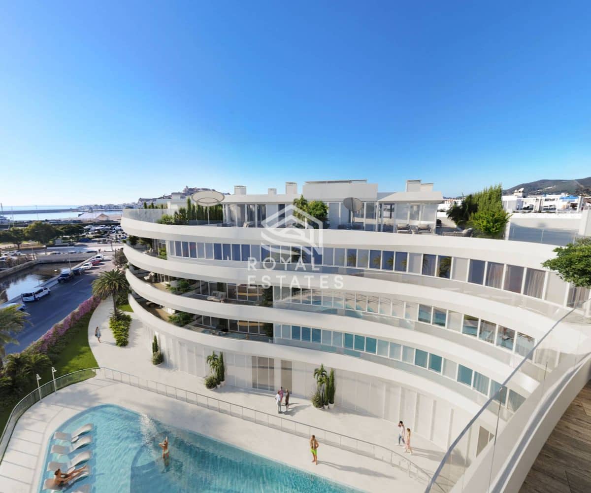 1 sypialnia Apartament na sprzedaż w Miasto Ibiza / Eivissa z basenem garażem - 790 000 € (Ref: 9912415)