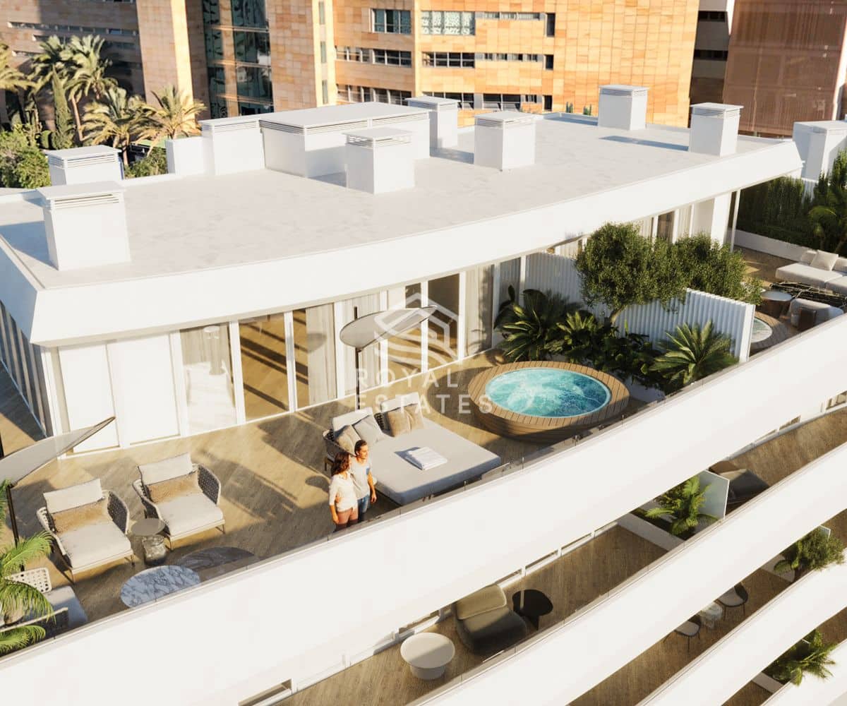 1 sypialnia Apartament na sprzedaż w Miasto Ibiza / Eivissa z basenem garażem - 790 000 € (Ref: 9912415)
