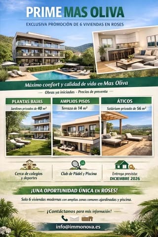 3 soverom Leilighet til salgs i Roses med garasje - € 345 000 (Ref: 9759205)