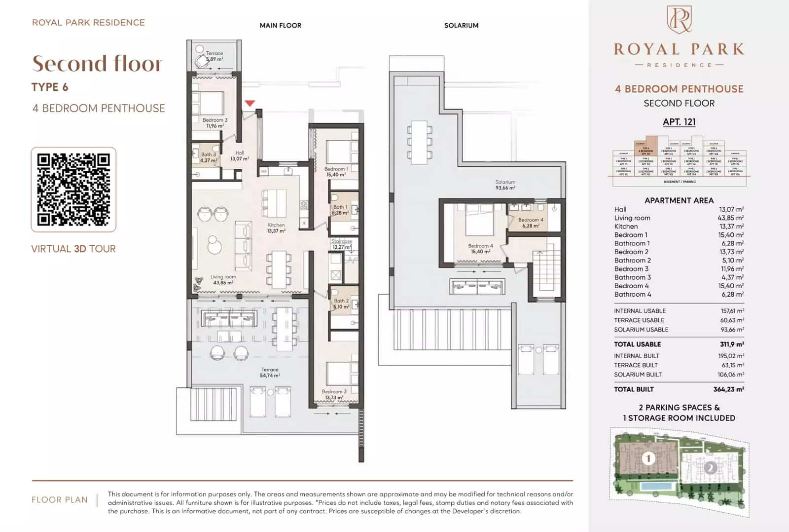 4 camera da letto Appartamento in vendita in Estepona con garage - 1.380.000 € (Rif: 9966656)