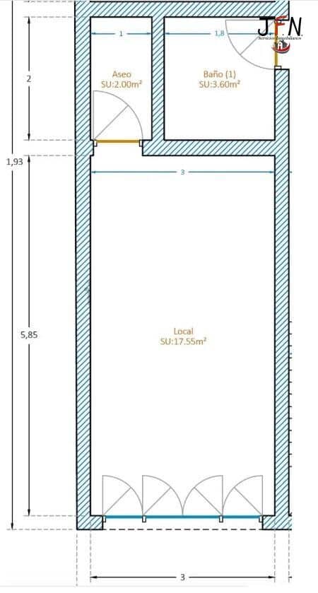 Commerciale da affittare in Puerto del Rosario - 650 € (Rif: 10043136)