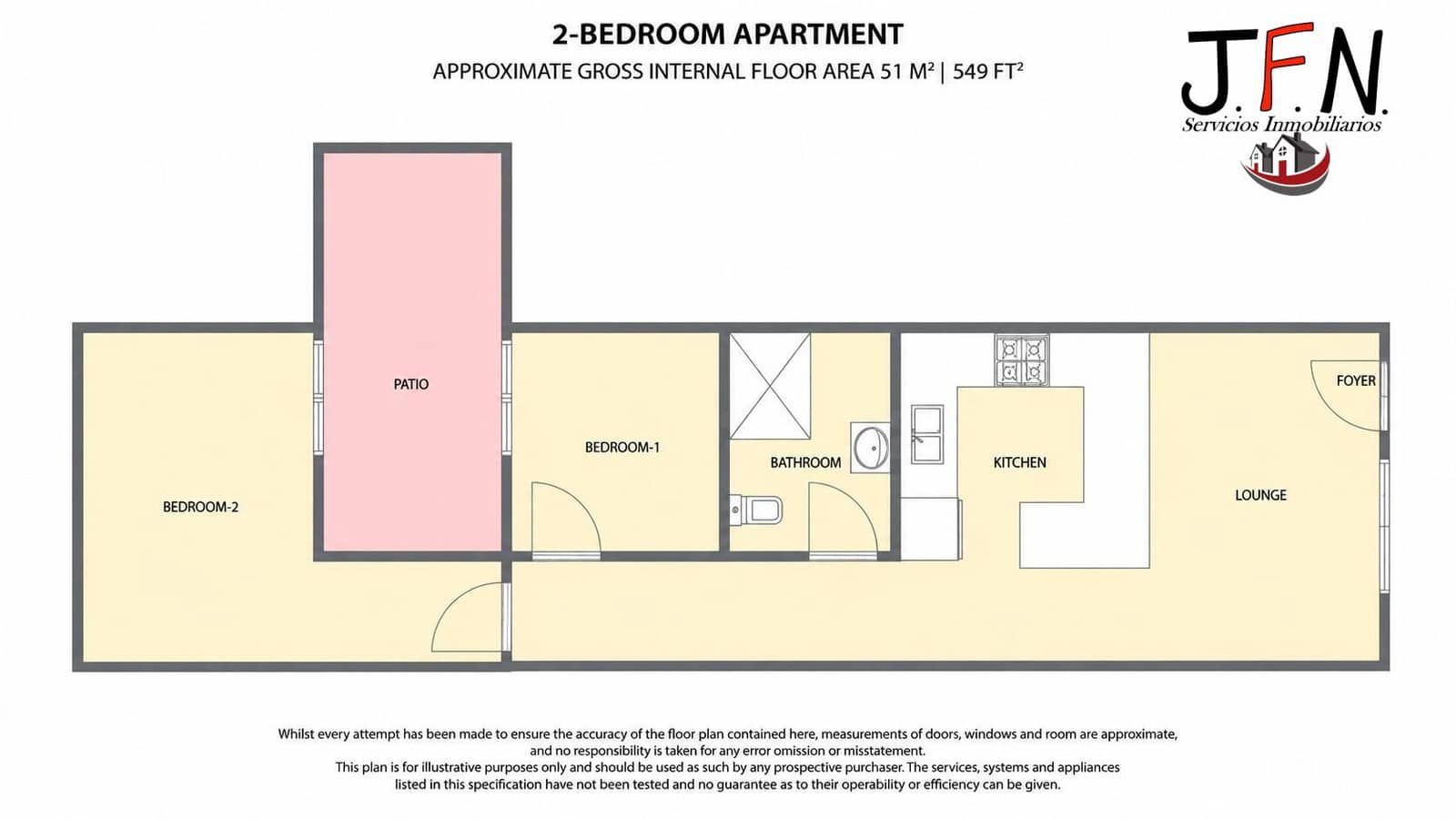 2 quarto Apartamento para venda em Puerto del Rosario - 140 000 € (Ref: 10049424)