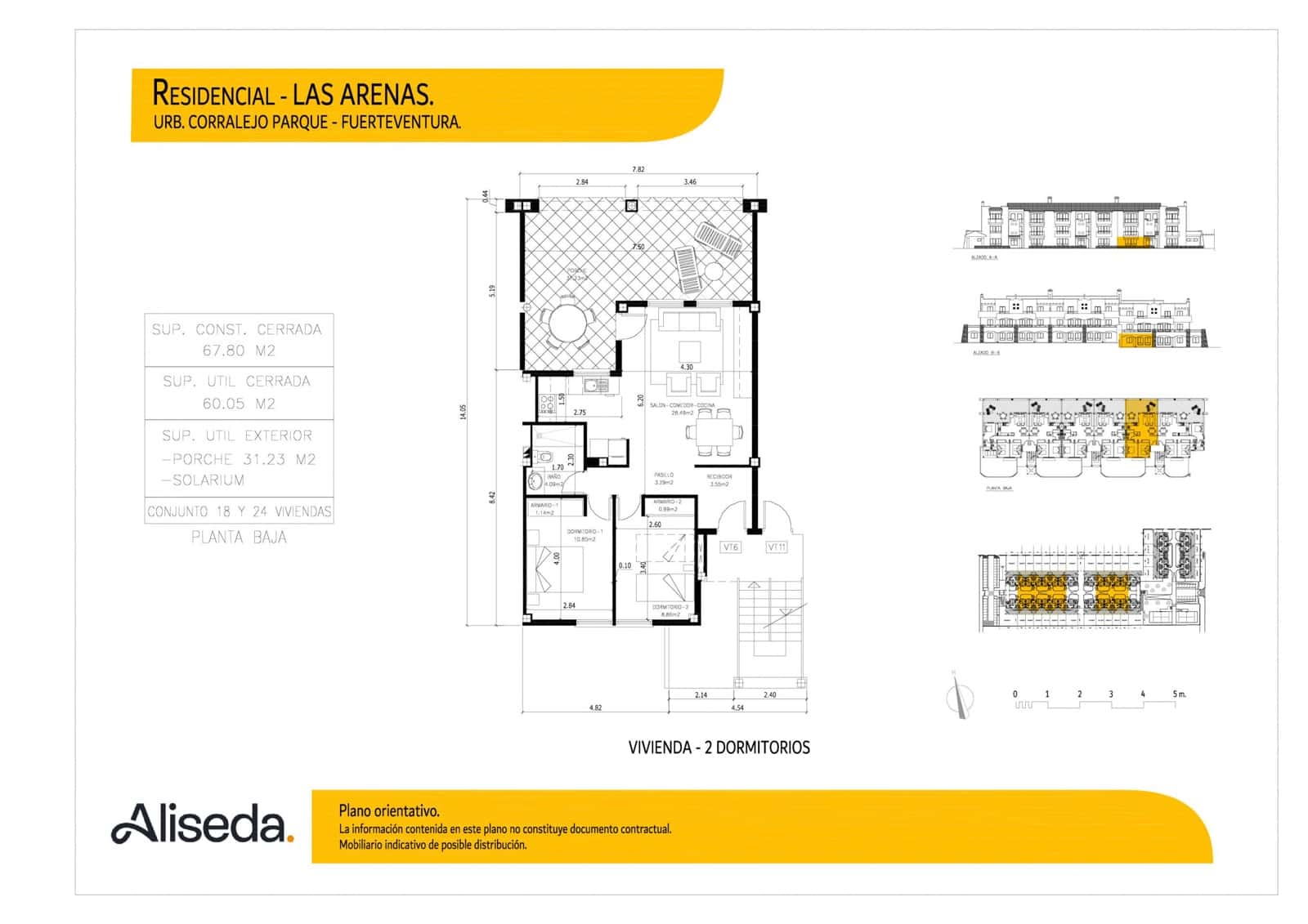 2 bedroom Flat for sale in Corralejo - € 269,000 (Ref: 9435049)