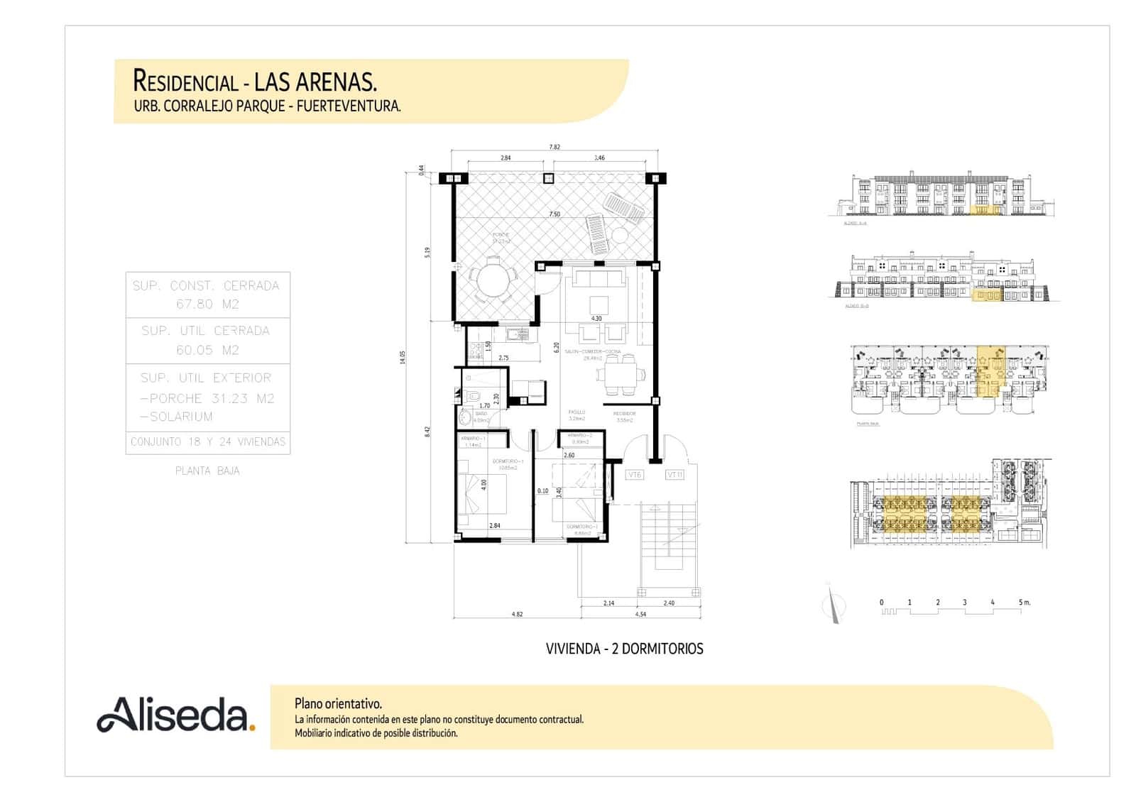 2 soveværelse Lejlighed til salg i Corralejo - € 295.000 (Ref: 9435051)
