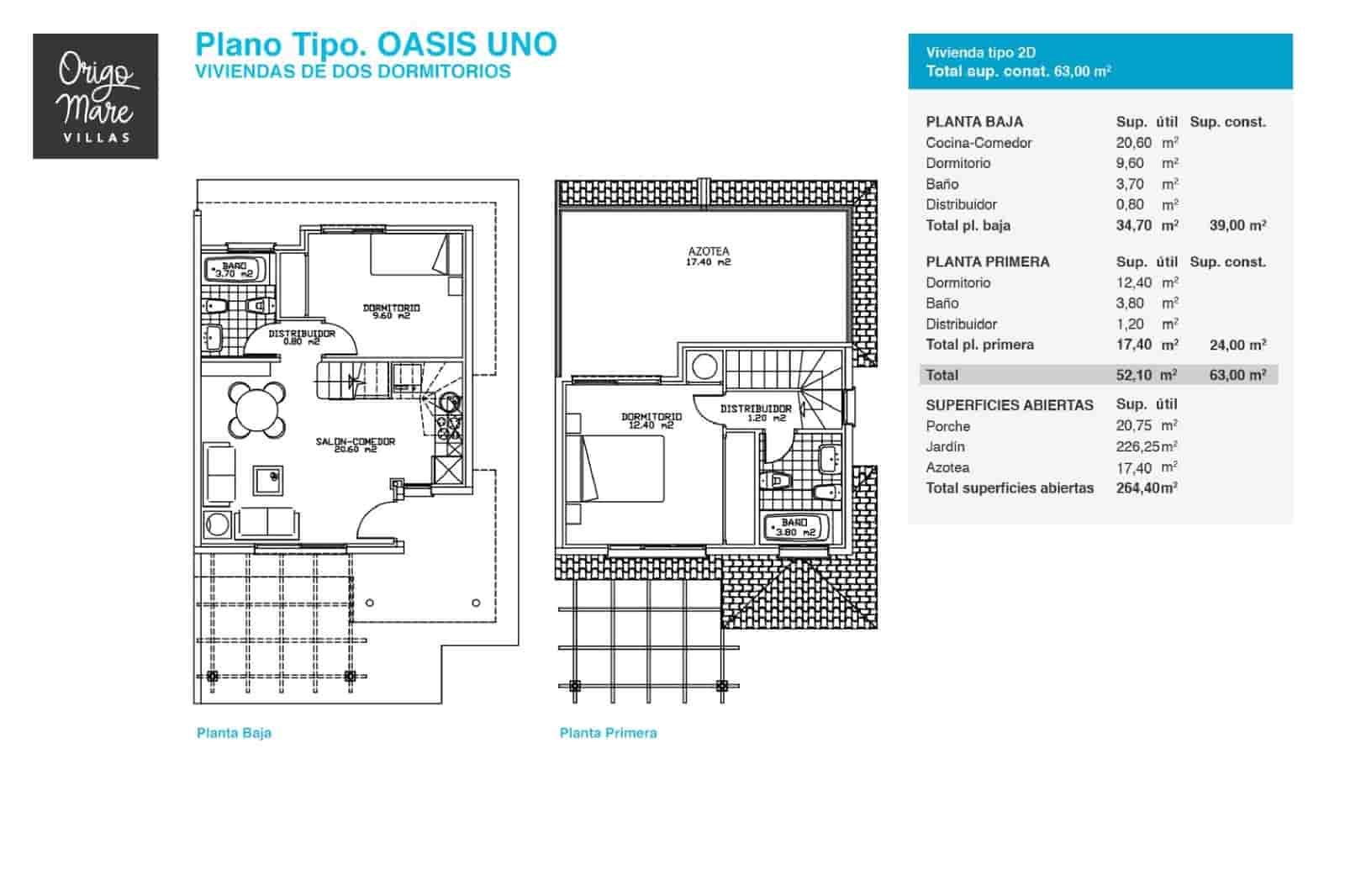 2 bedroom Bungalow for sale in Lajares with pool - € 205,000 (Ref: 9659519)
