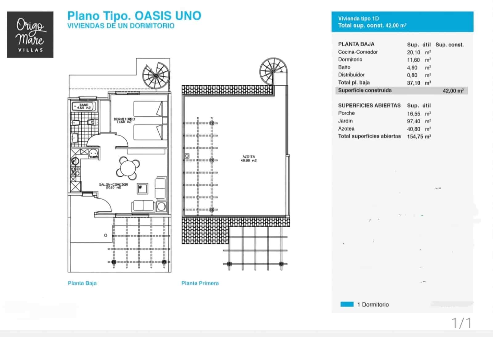 1 sovrum Bungalow till salu i Lajares med pool - 169 000 € (Ref: 9659520)