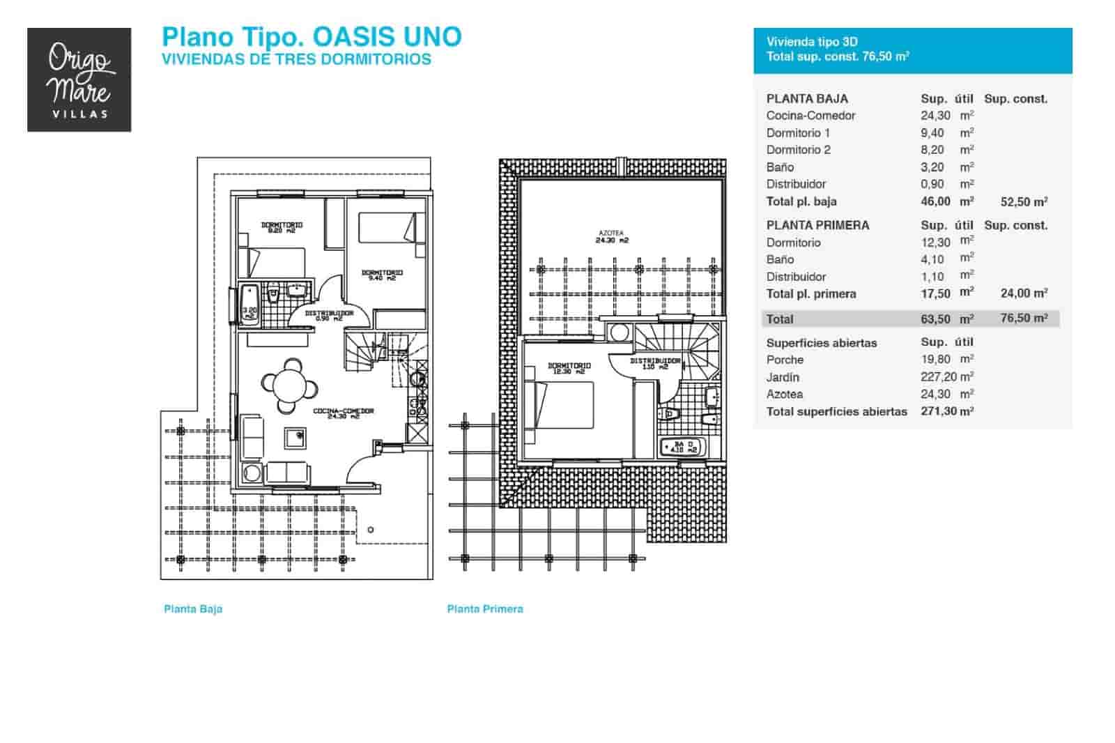 3 sovrum Bungalow till salu i Lajares med pool - 245 000 € (Ref: 9659521)