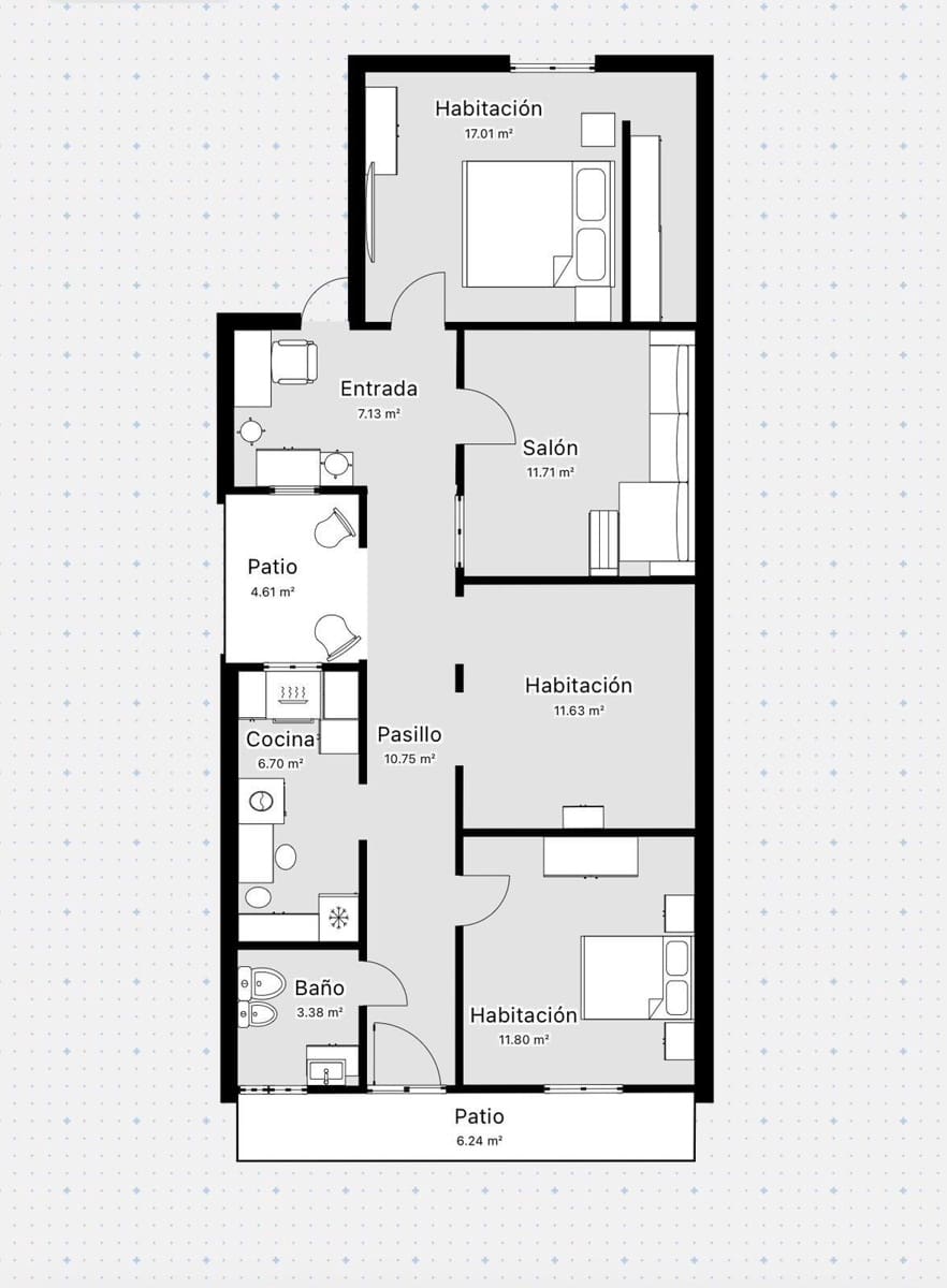 3 slaapkamer Flat te koop in Las Palmas de Gran Canaria - € 182.000 (Ref: 9882303)