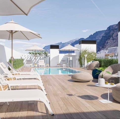 2 sypialnia Dom na sprzedaż w Puerto Santiago, Santiago del Teide z basenem - 455 000 € (Ref: 9113925)