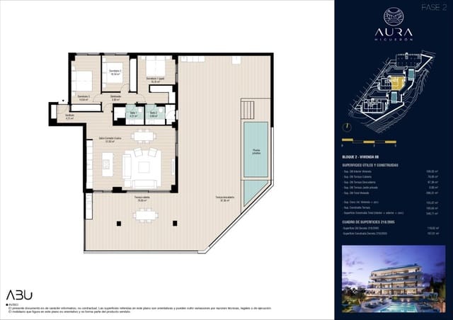 3 makuuhuone Huoneisto myytävänä paikassa Benalmádena mukana uima-altaan - 999 000 € (Ref: 8504116)