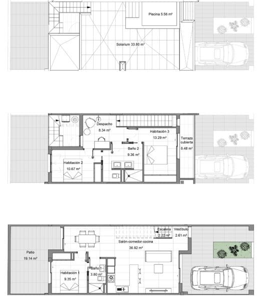 3 sovrum Hus till salu i Torre de la Horadada med pool garage - 519 900 € (Ref: 9048602)