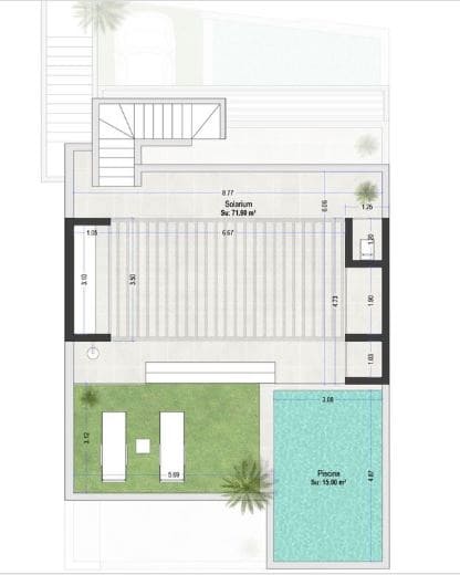 3 makuuhuone Kattohuoneisto myytävänä paikassa San Pedro del Pinatar mukana uima-altaan 
autotalli - 449 000 € (Ref: 9068713)