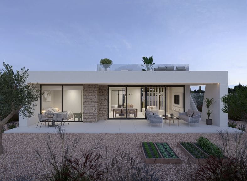 3 makuuhuone Huvila myytävänä paikassa Fuente Alamo de Murcia mukana uima-altaan 
autotalli - 432 200 € (Ref: 9118599)