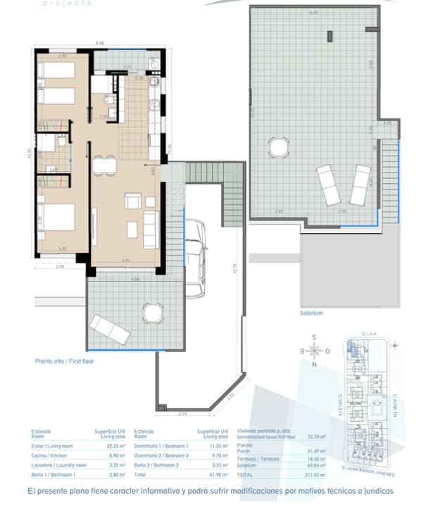 2 quarto Penthouse para venda em Torre de la Horadada com piscina - 374 900 € (Ref: 9126677)
