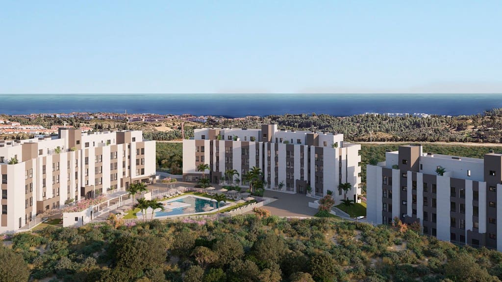 3 soverom Leilighet til salgs i Mijas med svømmebasseng garasje - € 361 000 (Ref: 9151815)