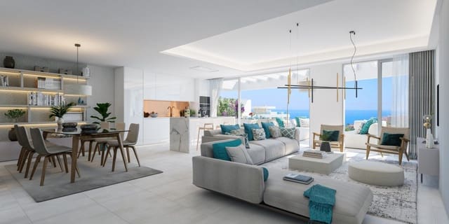 3 chambre Appartement à vendre à La Cala de Mijas, Mijas avec piscine garage - 1 300 000 € (Ref: 9163610)