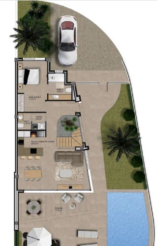 3 quarto Moradia Geminada para venda em Alicante cidade com piscina garagem - 639 000 € (Ref: 9193640)