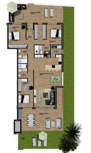 3 soveværelse Lejlighed til salg i Alicante by med swimmingpool - € 435.000 (Ref: 9193668)