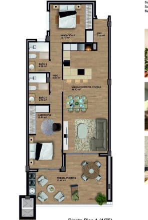 2 camera da letto Appartamento in vendita in Alicante citta con piscina - 255.000 € (Rif: 9193669)