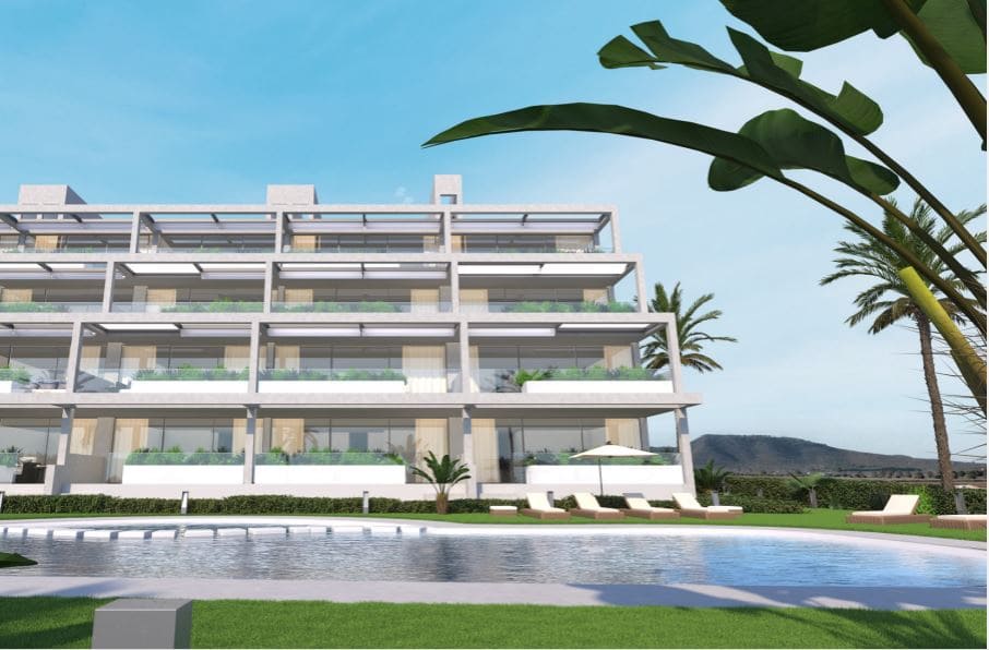 3 sypialnia Penthouse na sprzedaż w La Manga del Mar Menor z basenem garażem - 595 000 € (Ref: 9195444)