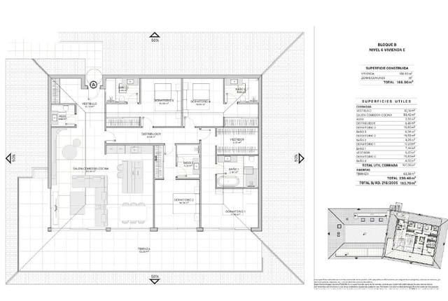 4 makuuhuone Kattohuoneisto myytävänä paikassa Torreblanca, Fuengirola mukana uima-altaan 
autotalli - 1 100 000 € (Ref: 9204383)