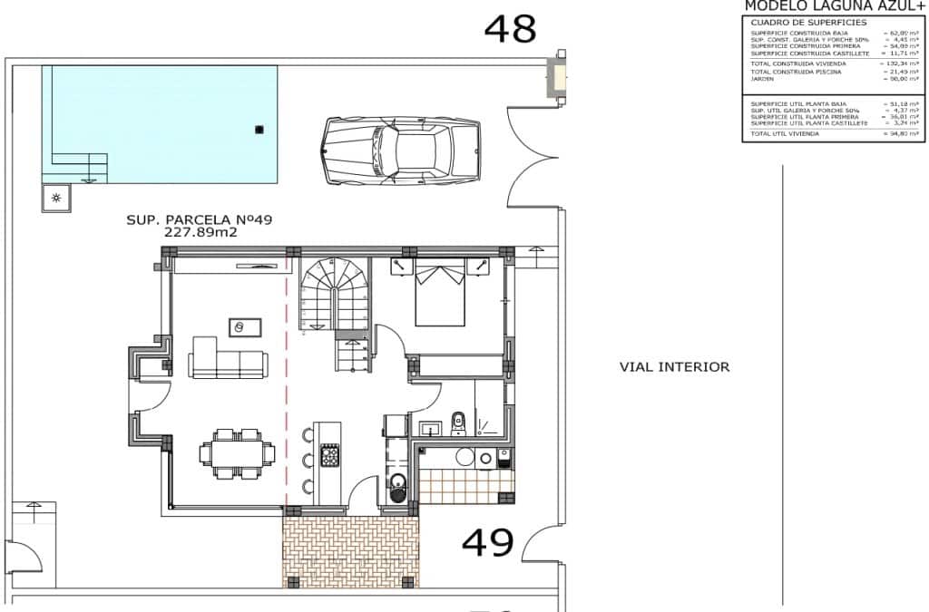 3 makuuhuone Huvila myytävänä paikassa Ciudad Quesada mukana uima-altaan - 579 000 € (Ref: 9204386)