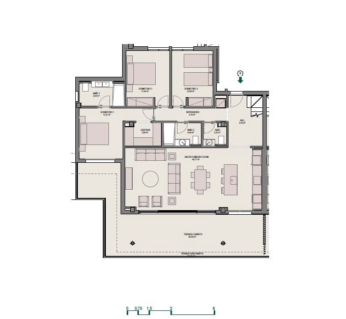 3 soverom Penthouse til salgs i Cancelada med svømmebasseng garasje - € 969 000 (Ref: 9208222)