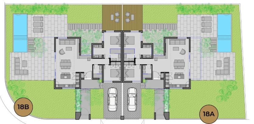 2 soverom Kjedet enebolig til salgs i Alicante by med svømmebasseng garasje - € 540 000 (Ref: 9219838)