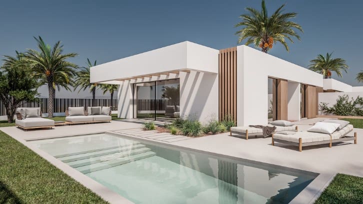 3 soverom Kjedet enebolig til salgs i Alicante by med svømmebasseng garasje - € 680 000 (Ref: 9219839)