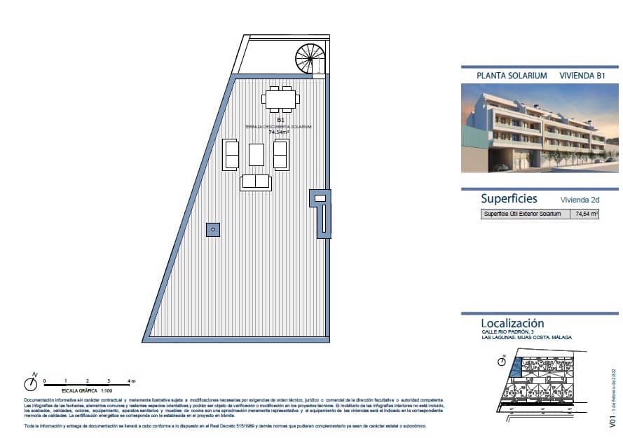 2 makuuhuone Kattohuoneisto myytävänä paikassa Mijas Costa mukana uima-altaan 
autotalli - 369 000 € (Ref: 9232503)