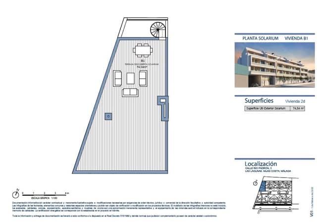 2 makuuhuone Kattohuoneisto myytävänä paikassa Mijas Costa, Mijas mukana uima-altaan 
autotalli - 369 000 € (Ref: 9232503)