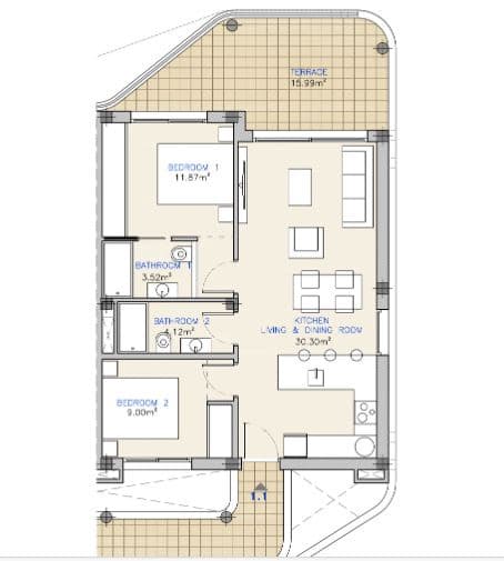 4 slaapkamer Appartement te koop in Los Alcazares met zwembad garage - € 439.000 (Ref: 9232506)