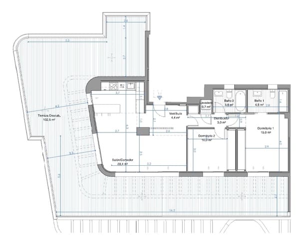 2 camera da letto Attico in vendita in Torremolinos con piscina - 925.000 € (Rif: 9294948)