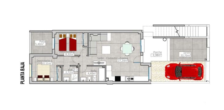 2 sovrum Lägenhet till salu i Alicante stad med pool garage - 209 000 € (Ref: 9415581)