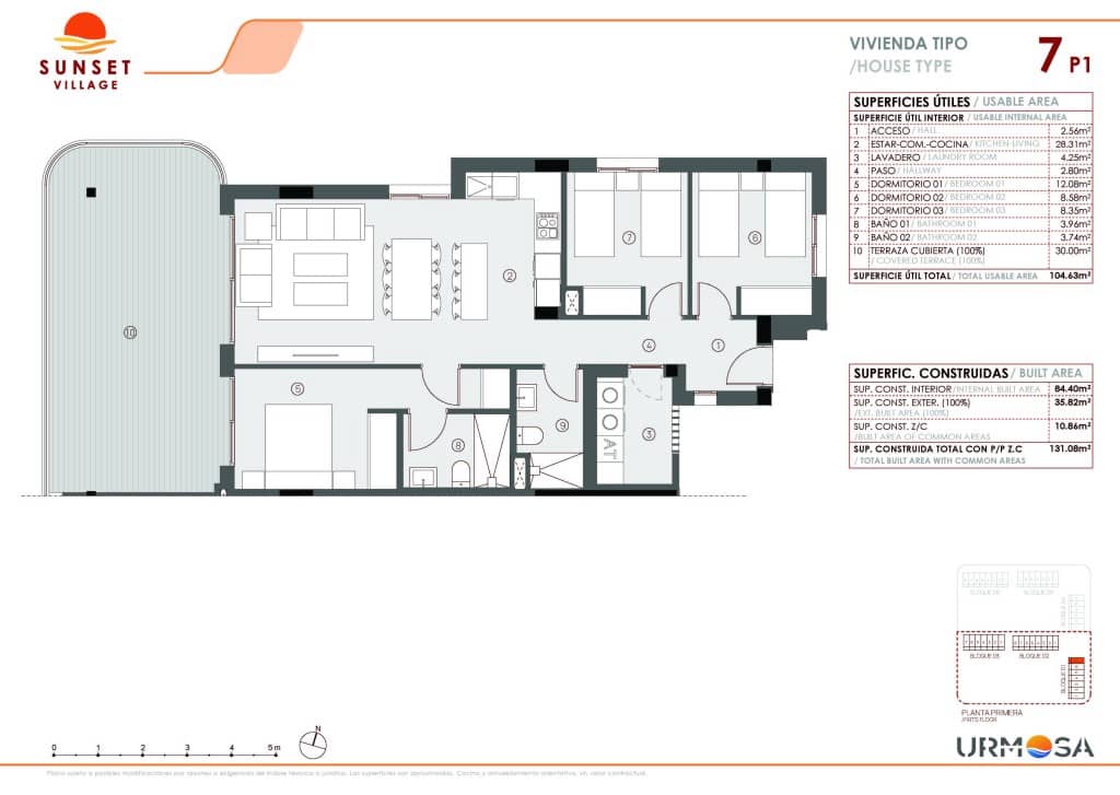 3 sovrum Lägenhet till salu i Torrevieja med pool - 345 000 € (Ref: 9439543)