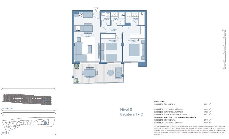 2 makuuhuone Huoneisto myytävänä paikassa Fuengirola mukana uima-altaan 
autotalli - 313 000 € (Ref: 9455919)