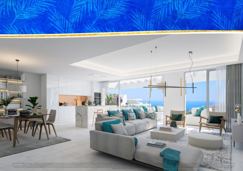 2 sovrum Lägenhet till salu i Mijas Costa med pool - 740 000 € (Ref: 9503890)