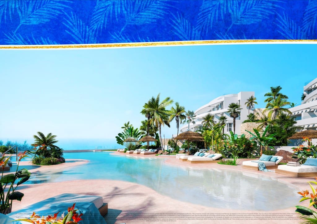 2 sovrum Lägenhet till salu i Mijas Costa med pool - 740 000 € (Ref: 9503890)