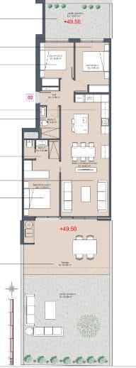 3 sovrum Lägenhet till salu i Benijofar med pool garage - 289 900 € (Ref: 9508410)