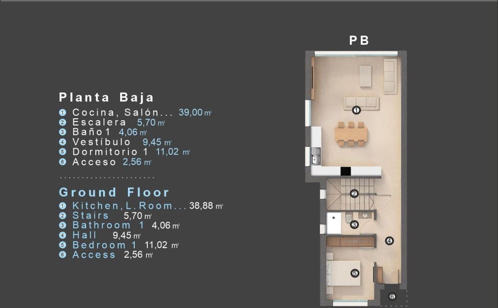 3 Zimmer Villa zu verkaufen in Villamartin mit Pool Garage - 548.000 € (Ref: 9554616)