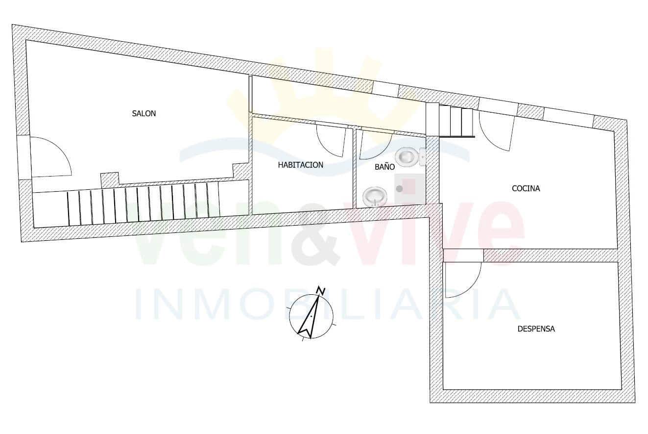 4 soveværelse Byhus til salg i Canjayar - € 44.000 (Ref: 7836823)