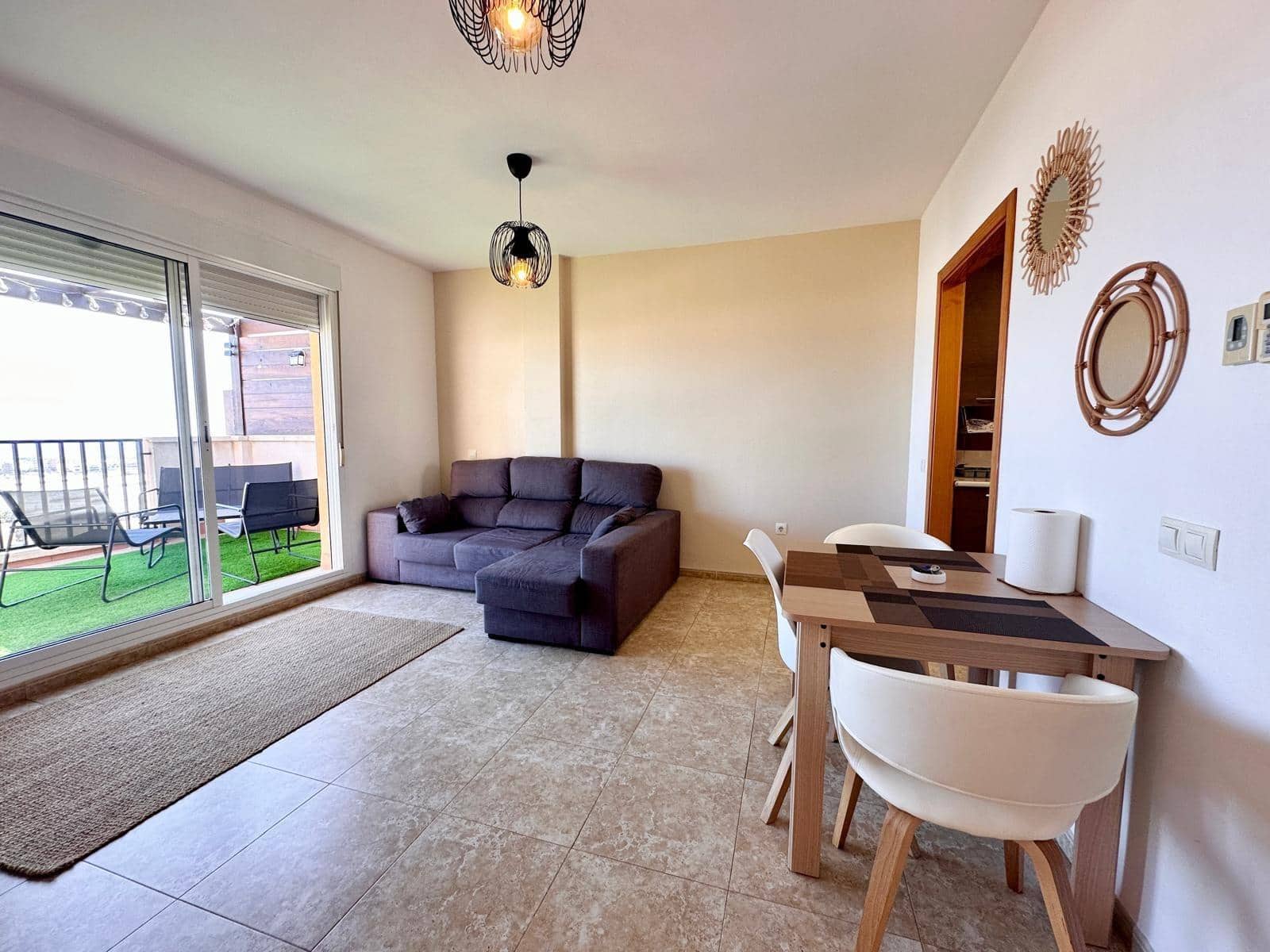 1 soverom Leilighet til leie i Aguadulce (Almeria) med svømmebasseng - € 550 (Ref: 9236570)