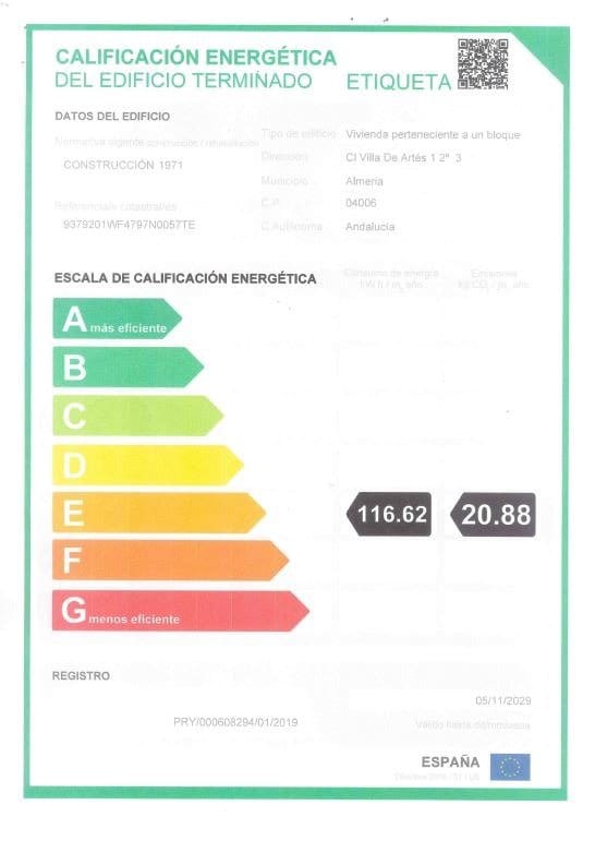 3 Zimmer Wohnung zu vermieten in Almeria Stadt - 500 € (Ref: 9630219)
