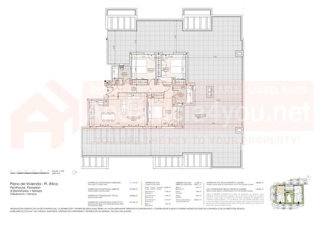 Ático de 3 habitaciones en Algarrobo en venta con piscina garaje - 515.000 € (Ref: 10146412)